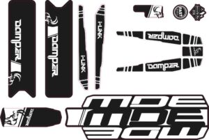 DAMPER 2018-2019 decals Kit