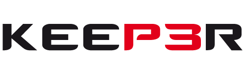 Mde Born in the Alps Keep3r logo black red