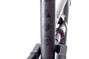 Mde 2020 Born in the Alps Damper black seatpost tube graphic