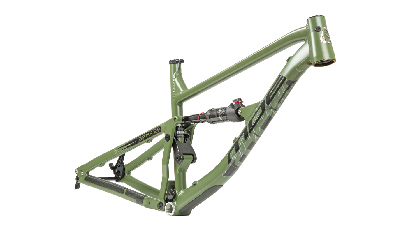 Mde Born in the Alps Damper 29 Frameset Army Green 34 front side