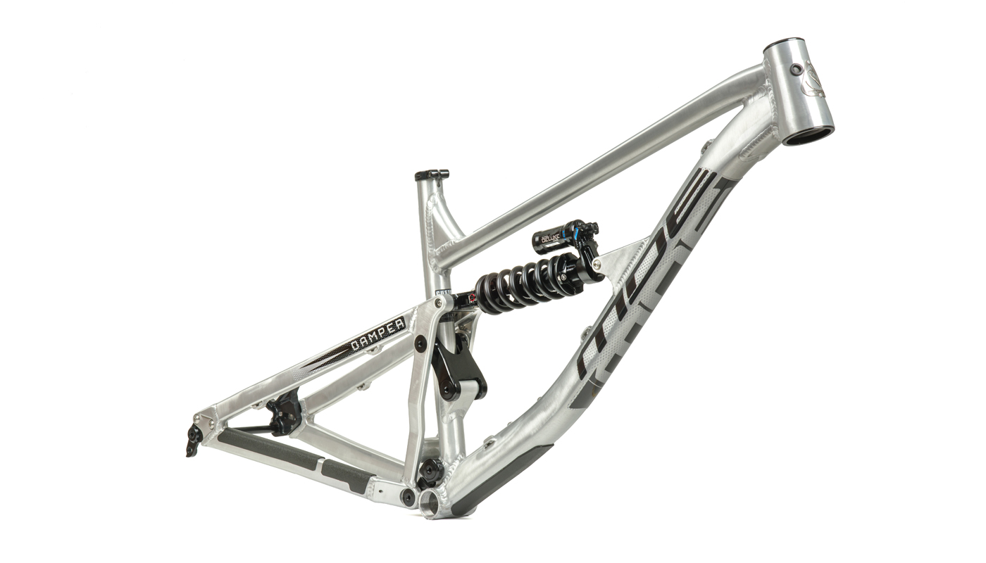 Mde Born in the Alps Damper-29 Frameset Brushed 34 front side