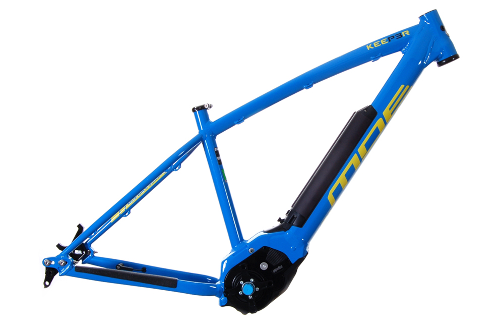 Mde Bikes Keep3r Ebike Frameset Polini Ep3 Mx Sky Blue front side