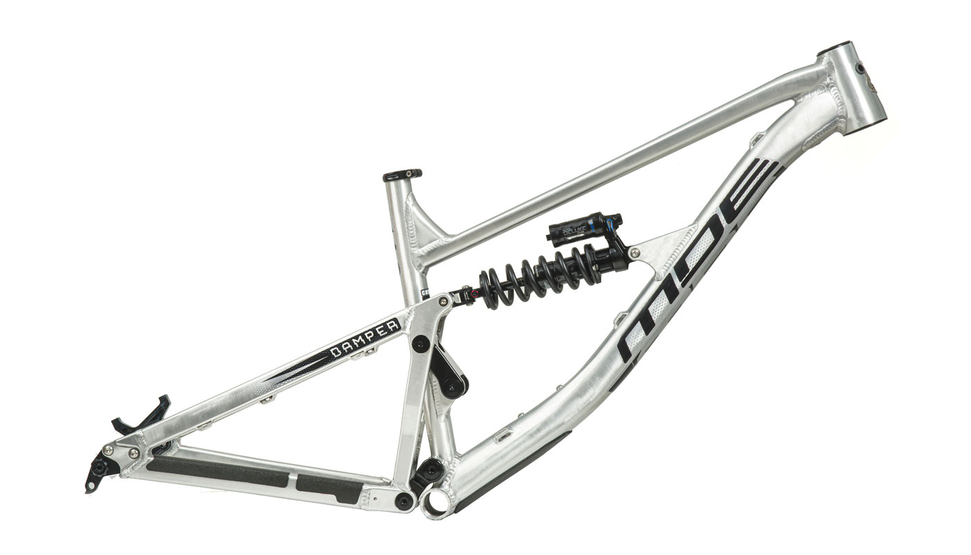 Mde Born in the Alps Damper 29 Frameset Brushed front side