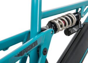 Mde Bikes Born in the Alps Push3r Ebike Frameset Polini Ep3 Plus Mx Formula Mod shock rear view