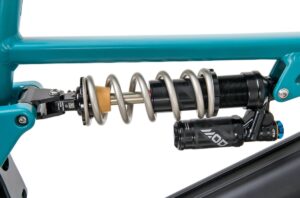 Mde Bikes Born in the Alps Push3r Ebike Frameset Polini Ep3 Plus Mx Formula Mod shock front back view