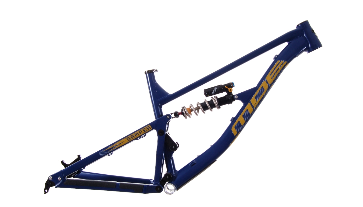 Mde Bikes Born in the Alps Damper 29 Frameset Metal Blue Front Side