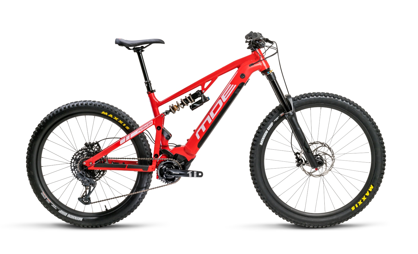 Mde Bikes Push3R Bike Matte Red Bike Formula Rr Polini Mx Plus Side