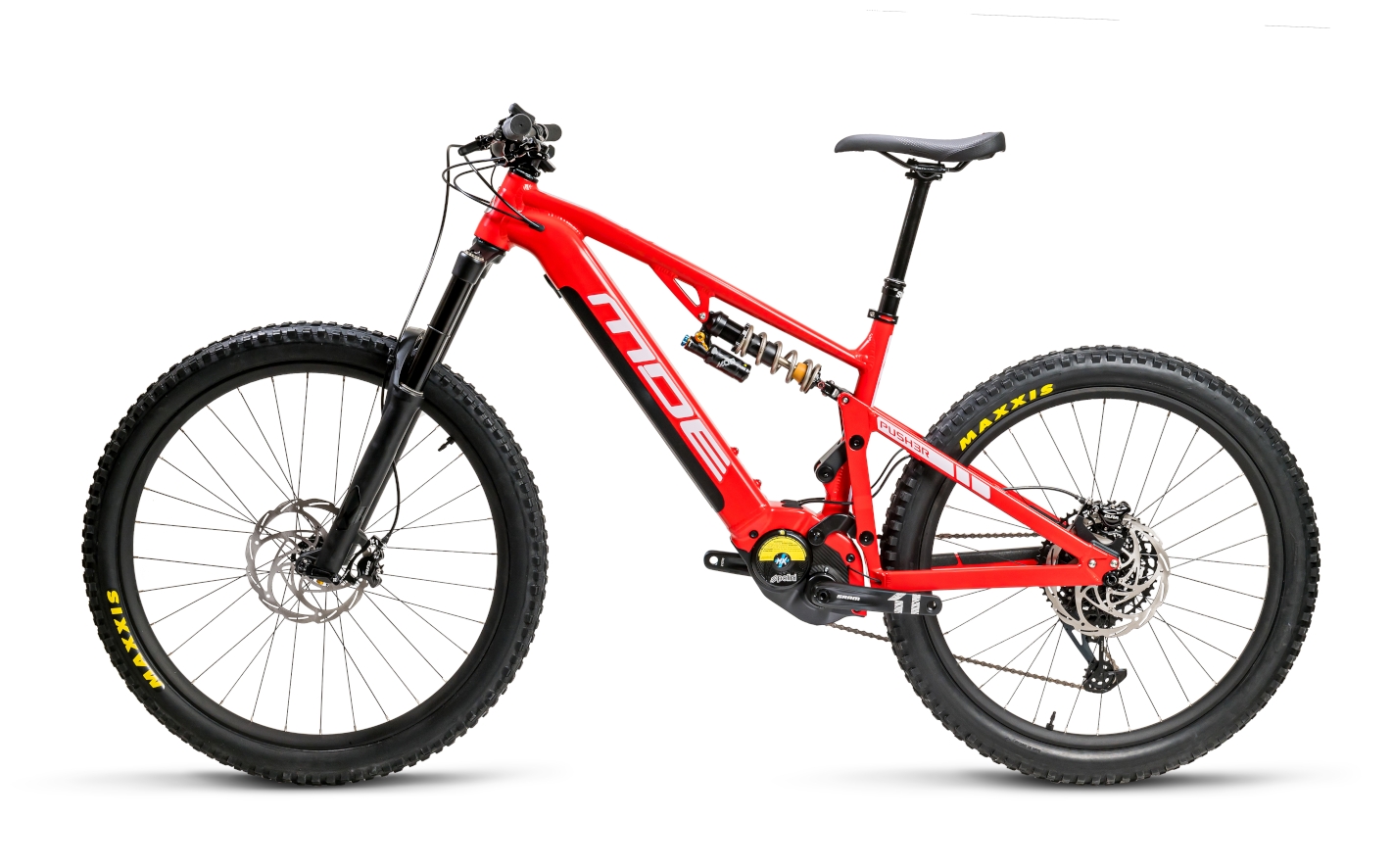 Mde Bikes Push3R Bike Matte Red Bike Formula Rr Polini Mx Plus Side Left