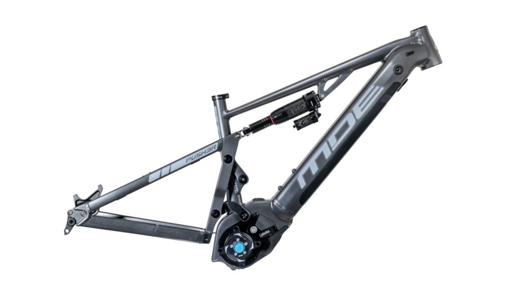 Mde Bikes Push3R Gun Metal New Ebike Frame Polini Mx Plus Side