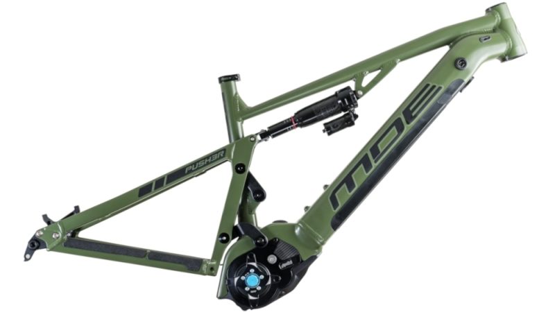 Mde Bikes Push3R Mility Green New Ebike Frameset Polini Mx Plus Side Q