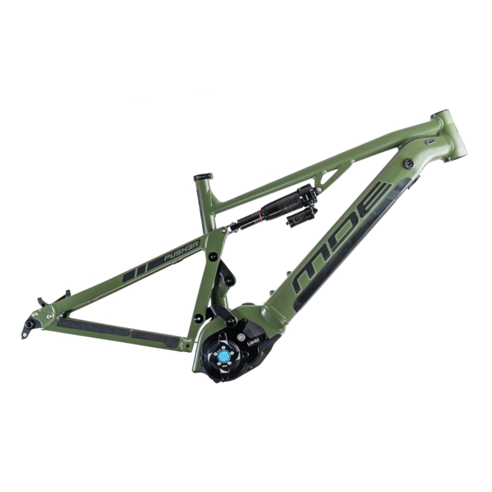 Mde Bikes Push3R Mility Green New Ebike Frameset Polini Mx Plus Side Q