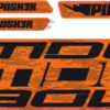 Adesivi Kit Push3 2021 Fluo Orange Black