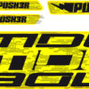Adesivi Kit Push3 2021 Fluo Yellow Black