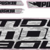 Adesivi Kit Push3 2021 Lite Stealth Black
