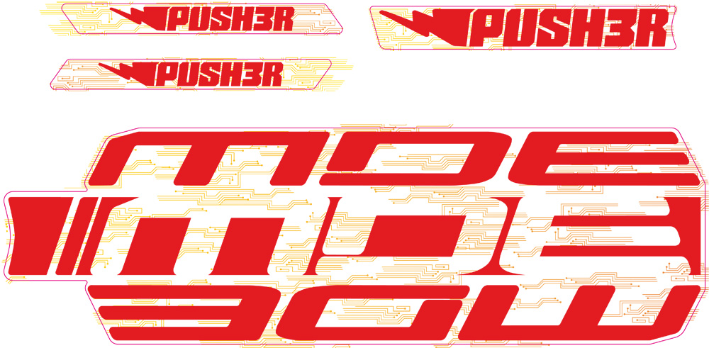Decals Kit Push3 2021