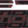 Adesivi Kit Push3 2021 Stealth Black Red