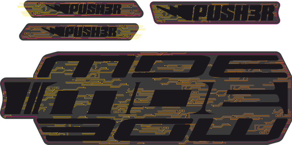 Decals Kit Push3 2021 Stealth Fuoco